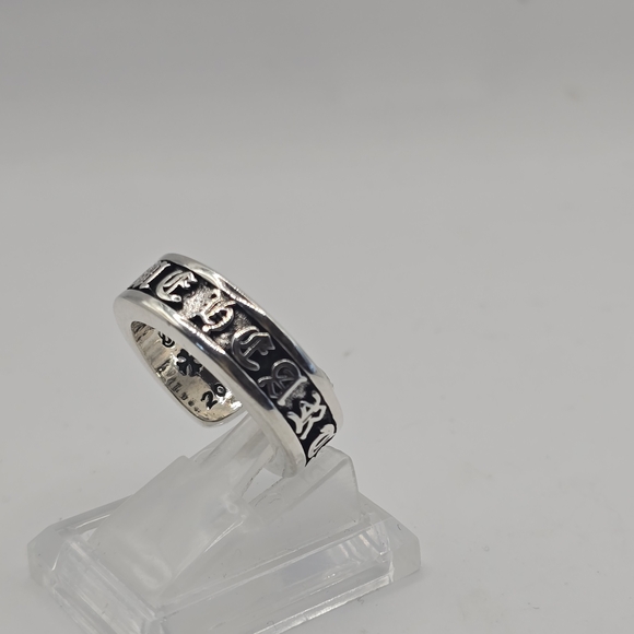 Chrome Hearts 925 Sterling Silver Open Scroll Ring - Picture 4 of 10